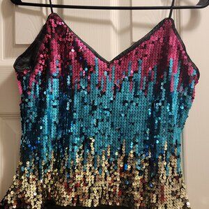 SheIn Women's Casual Basic V Neck Sleeveless Stretchy Regular Length Cami Tank T